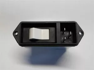 Módulo de entrada de alimentación Schurter EF12.1034.3110.01 IEC C20 con filtro e interruptor de circuito - Imagen 1 de 5