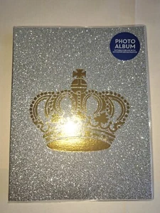 4x B/N PAPERCHASE Instax A5 Photo Album - Holds Mini Photos - KING QUEEN CROWN - Picture 1 of 3