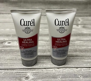 New Curel 2-PACK Ultra Healing 1 oz Intensive Lotion for Ultra Dry Tight Skin - Picture 1 of 2