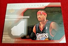 Allen Iverson Panini Prizm UD Topps Chrome Refractor PSA Gold AUTO Patch 3/4