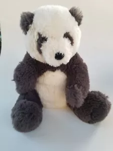Giocattolo peluche Jellycat London the Panda grigio antracite crema 10"" super morbido raro - Foto 1 di 5