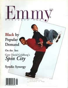 EMMY Magazine February 1997 - Shawn & Marlon Wayans - David Goldberg's Spin City - Picture 1 of 2