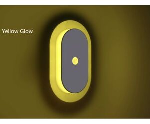 Motion Sensor LED Night Light Stick-On Home Stairs Bedroom Kitchen-Yellow Light