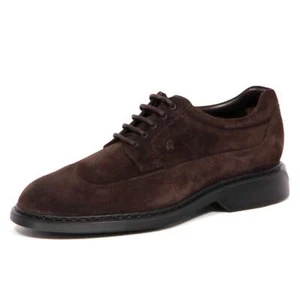 H8170 scarpa allacciata uomo HOGAN H576 man shoes brown - Picture 1 of 4