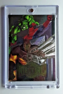 1995 Fleer Marvel Metal Card 138 CHECKLIST. - Picture 1 of 3