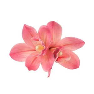 Double-Flower Hairpin Orchid Flowers Hair Clip Hawaii Hair Z2S5 I6A5 Claw G1V4 - Picture 1 of 15