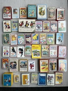 44 alte Quartette 2x OVP Märchen u.a. Schwarzer Peter Spiele Joker Peterspiele - Bild 1 von 6
