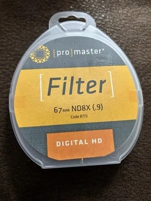PRO MASTER Filter 67MM ND8X (.9) Code 8772 Digital HD - Image 1 of 3