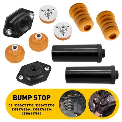 Rear Shock Mounts Bump Stops Dust Boots Set for BMW E92 E90 328i 335i 128i 328i - Image 1 of 4