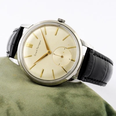 RELOJ SUIZO CABALLERO JUMBO VINTAGE GIRARD PERREGAUX ESFERA FINA ORIGINAL CUERDA MANUAL Foto 1 de 4