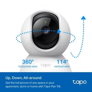 Tp-Link TAPO C200P2 Pan Tilt Home Security Wi-Fi Camera - Photo 1/1