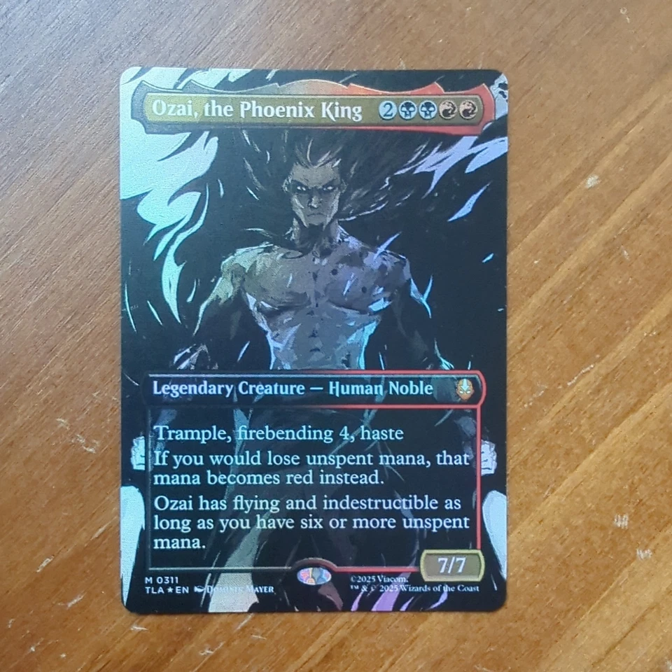 Ozai, the Phoenix King (0311) (Borderless) Avatar: The Last Airbender Foil NM - Image 1 of 2