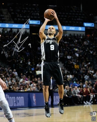 Фотография с автографом Тони Паркера 16x20 San Antonio Spurs Beckett Wit - Изображение 1 из 4
