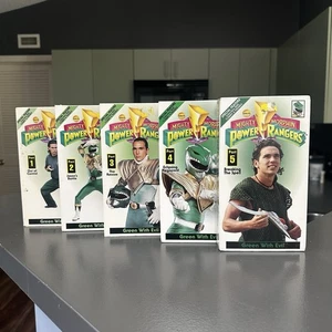 Mighty Morphin Power Rangers: Green With Evil Ranger Series 1-5 VHS - Picture 1 of 2