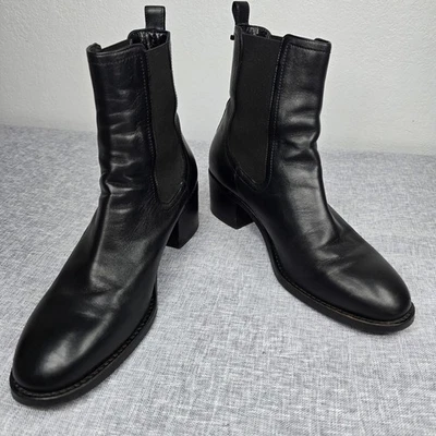 Botas Chelsea Aquatalia resistentes a la intemperie Jemma para mujer EE. UU. 9 M tacón negro usadas en excelente estado Foto 1 de 4