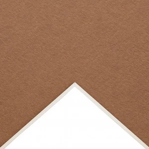 2 x A1 Mount Board, 1450 Micron, Acid Free, Virgin Material, Cognac-B17 - Picture 1 of 3