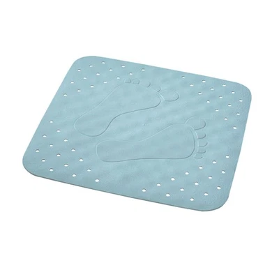 Duscheinlage Anti Rutsch Duschmatte PLATTFUSS von Ridder 54 x 54cm - Petrol Blau - Bild 1 von 4