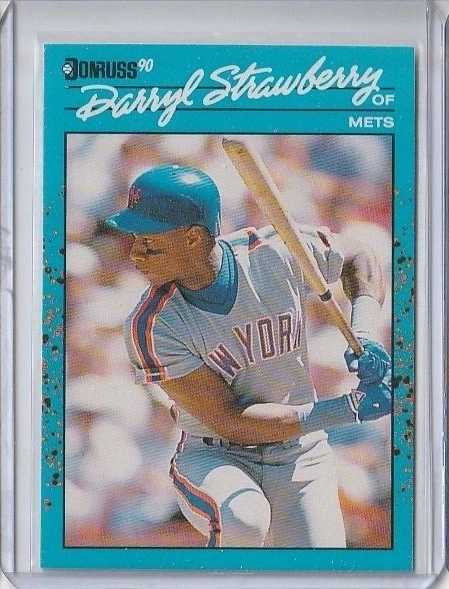 1990 Donruss Best of the National League #80 Darryl Strawberry New York Mets - Image 1 of 1