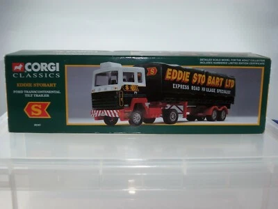 CORGI 23101 FORD TRANSCONTINENTAL TILT TRAILER EDDIE STOBART DIECAST MODEL TRUCK - Image 1 of 4
