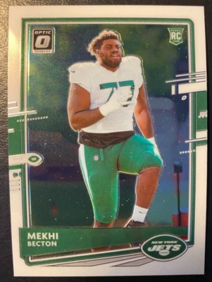 Mekhi Becton 2020 Donruss ROOKIE Optic Football #120 New York Jets - Image 1 of 2