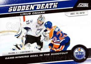 2011-12 Score Sudden Death #1 Linus Omark - Picture 1 of 1