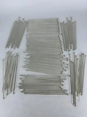 100 varillas de agitación de vidrio de 8" de largo Foto 1 de 4