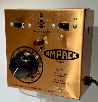 MRC: AMPACK TRANSFORMER Modelo 3 con Interruptor de Circuito y Control de Dir PROBADO Foto 1 de 4