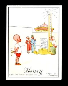 1936 King Features Henry Circus Tareyton Tabak T78 Karte - Bild 1 von 2