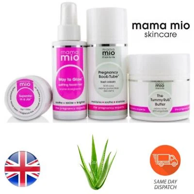 Crema para marcas elásticas Mama Mio Bloominmg ayuda a proteger los estómagos del embarazo