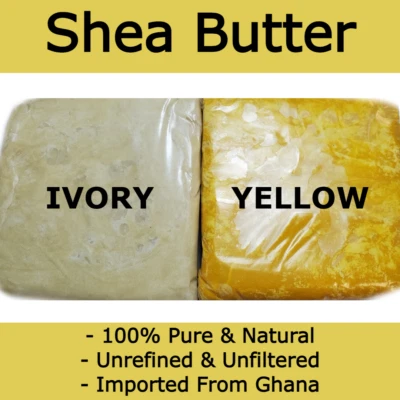 Raw African Shea Butter 100% Pure Natural Organic Unrefined Ghana Wholesale Bulk - Image 1 of 4