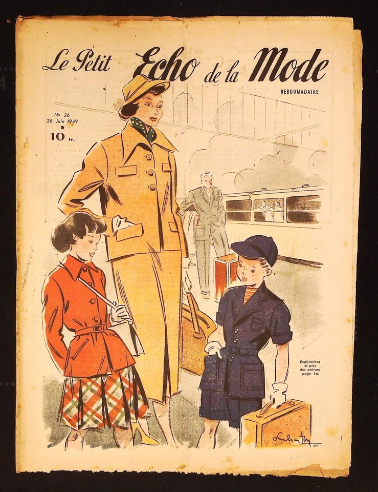 Le Petit Echo de la Mode année 1949, Ancien magazine Français N°26 - Photo 1/1