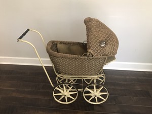 wicker doll carriage prices