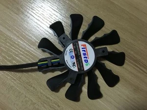 HIS Shishi graphics card fan leaves FD7010H12D double ball bearing  fan 12V  - Picture 1 of 3