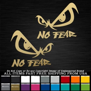 Funny 2 No Fear Eyes JDM Boost Drift Truck Sticker Decal - Picture 1 of 12