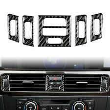 For BMW 3 Series E90 E92 E93 2005-2012 Air Vent Outlet Cover Trim Carbon Fiber