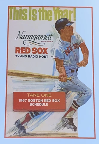 1967 Boston Red Sox Poster Narragansett Beer Yastrzemski - Fenway - Yaz - Tony C Cover