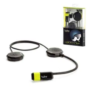 KIT TWIINS HANDSFREE HF2 DUAL 5.0 AURICOLARE BLUETOOTH CASCO MOTO 2 ALTOPARLANTI - Imagen 1 de 7