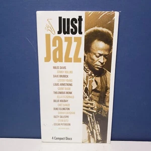 JUST JAZZ: Juego de 4 CD Box Set 2003 Miles Davis/Billie Holiday/Charlie Parker/Stan Getz - Imagen 1 de 9