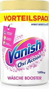 Vanish Oxi Action Powerweiss Pulver Fleckenentferner Wäscher Booster 1,65 kg - Bild 1 von 12