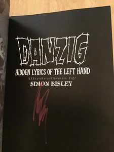SIGNED by Glenn Danzig - Hidden Lyrics of the Left Hand Simon Bisley Misfits SC - Picture 1 of 12