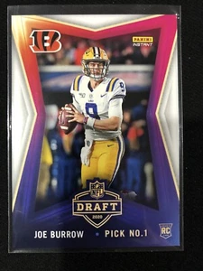 2020 Panini Instant 2020 NFL Draft #1 Joe Burrow RC Cincinnati Bengals - Bild 1 von 2