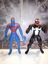 Marvel Spider-Man 2099 1995 & Venom 1994 ToyBiz action figure lot Loose