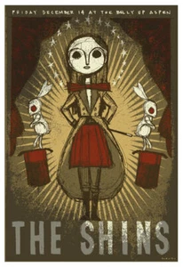 Scrojo The Shins Belly Up Aspen Colorado 2012 Poster Shins2_1212 - Picture 1 of 1