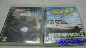 USED PlayStation 3 PS3 Initial D Extreme Stage + Wangan Midnight 2 Set Japanese