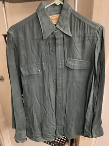 Weitere 50er Jahre Vintage Kleiderfund! PENNEY’S RANCHCRAFT ROCKABILLY RAYON Shirt - Bild 1 von 7