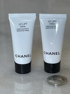 2 X CHANEL Le Lift Crème Smooths-Firms 5ml/ 0.17fl oz EACH Sample Size NEW - Picture 1 of 4