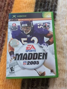 Madden NFL 2005 Xbox Original Game COMPLETE Good Condition - Picture 1 of 4