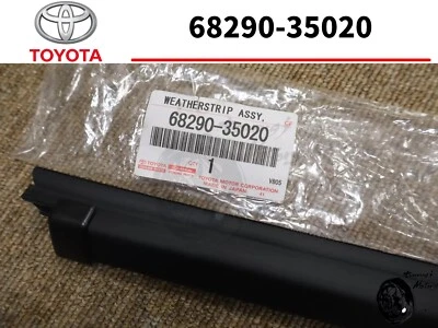 TOYOTA OEM 4RUNNER WEATHERSTRIP PORTA TRASEIRA VIDRO EXTERIOR selo de escotilha 68290-35020 novo - Imagem 1 de 4