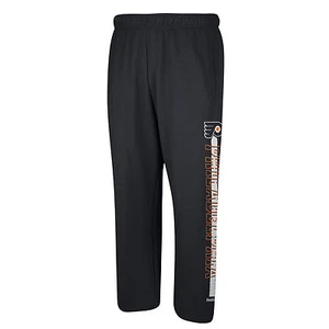 Philadelphia Flyers Men's Reebok Fleece Sweatpants - Black - Picture 1 of 1