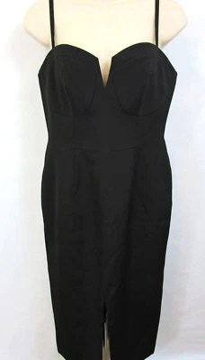 Vestido Lápiz Midi YUMI KIM Show Shopper Talla Mediana Pequeño Negro Vestido LBD Foto 1 de 4